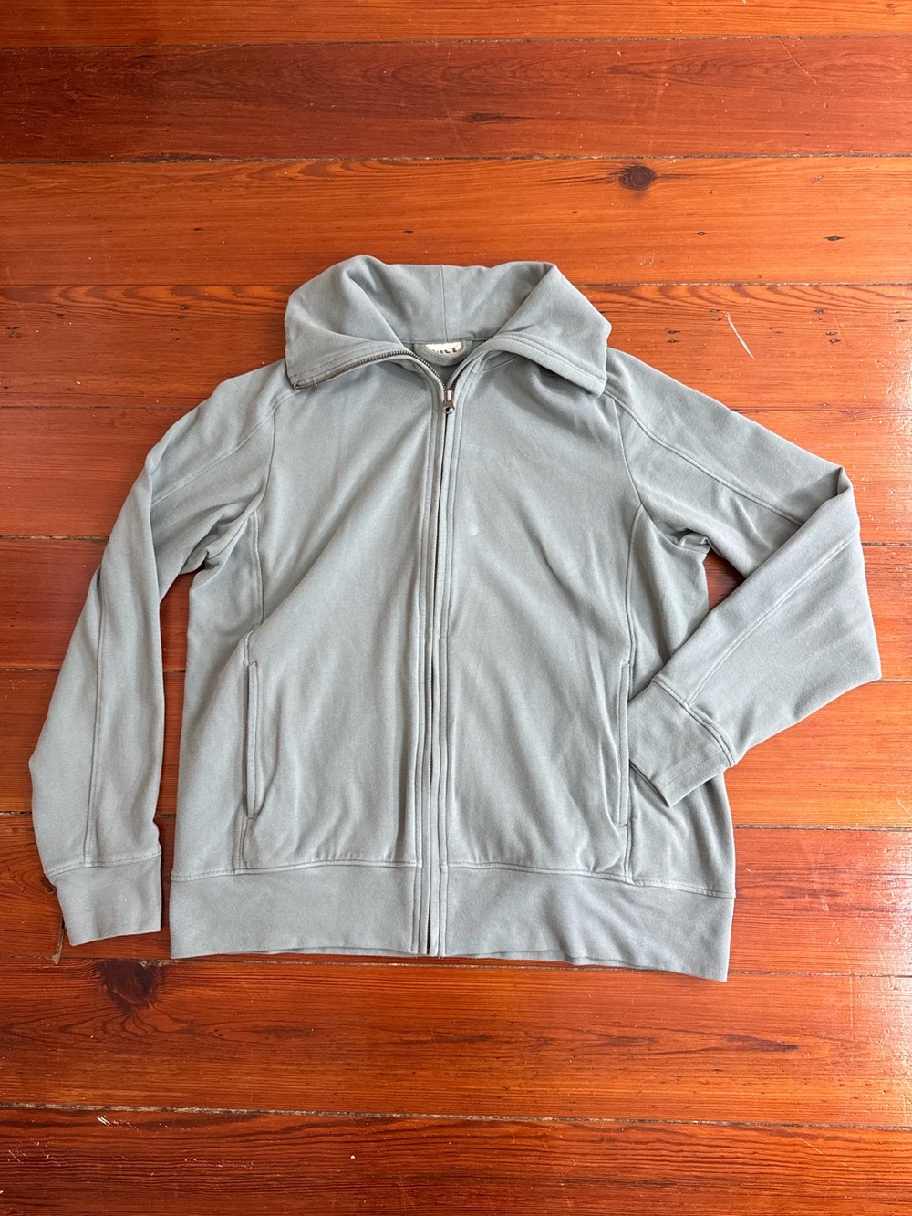 Pact Organic Cotton CloudKnit Zip Jacket Sage Green Sz M 🧡🍄
